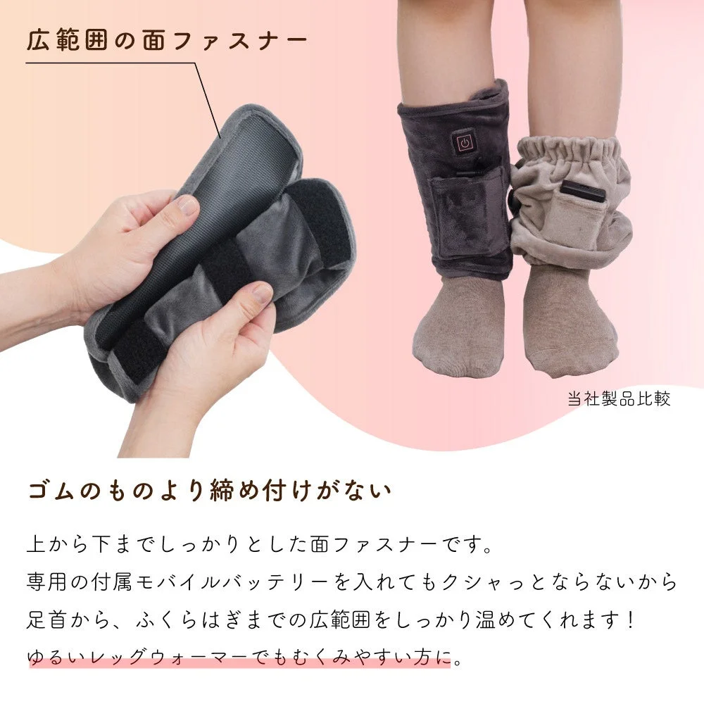 面ファスナーによる装着イメージ