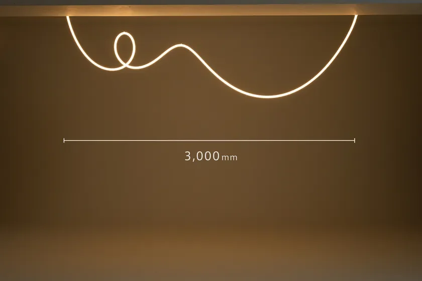 LED照明,間接照明,デザイン照明,フレキシブルライト,ネオンライト,曲線,照明器具,インテリア,建築照明,3000mm