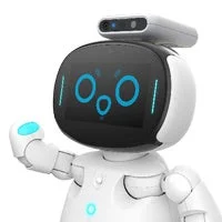 白いボディの可愛らしいロボット