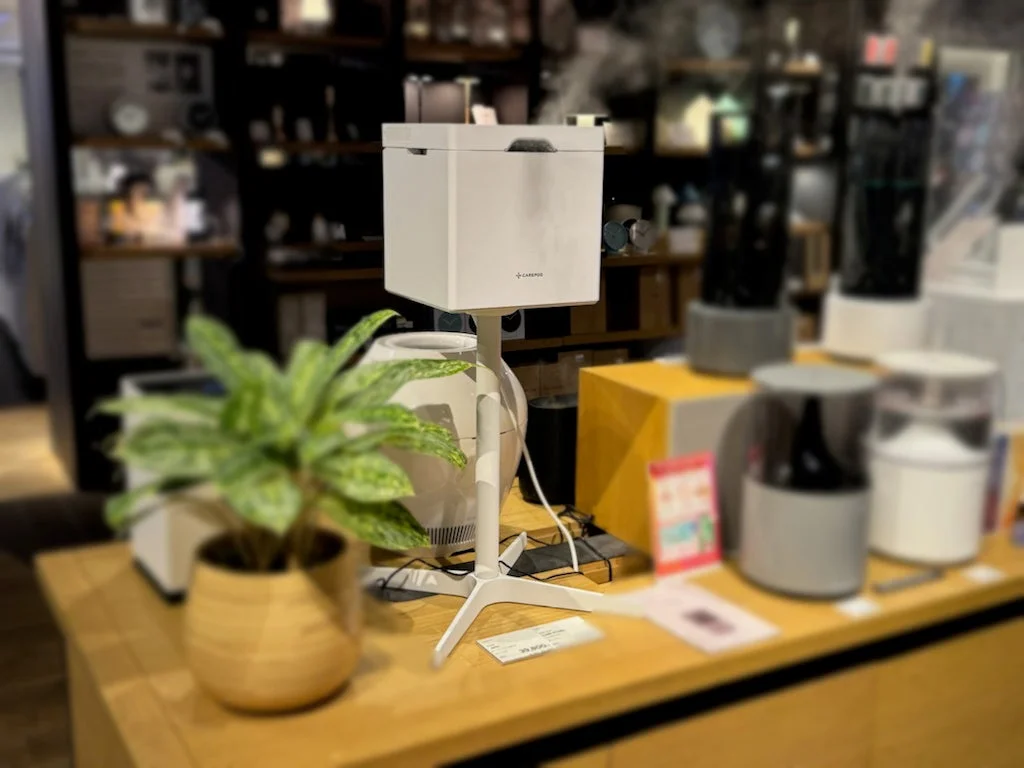 「家族にやさしい」加湿器Carepodが蔦屋家電に登場!安心と清潔を追求した理由とは?