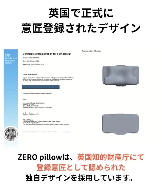 英国意匠登録済みのデザイン