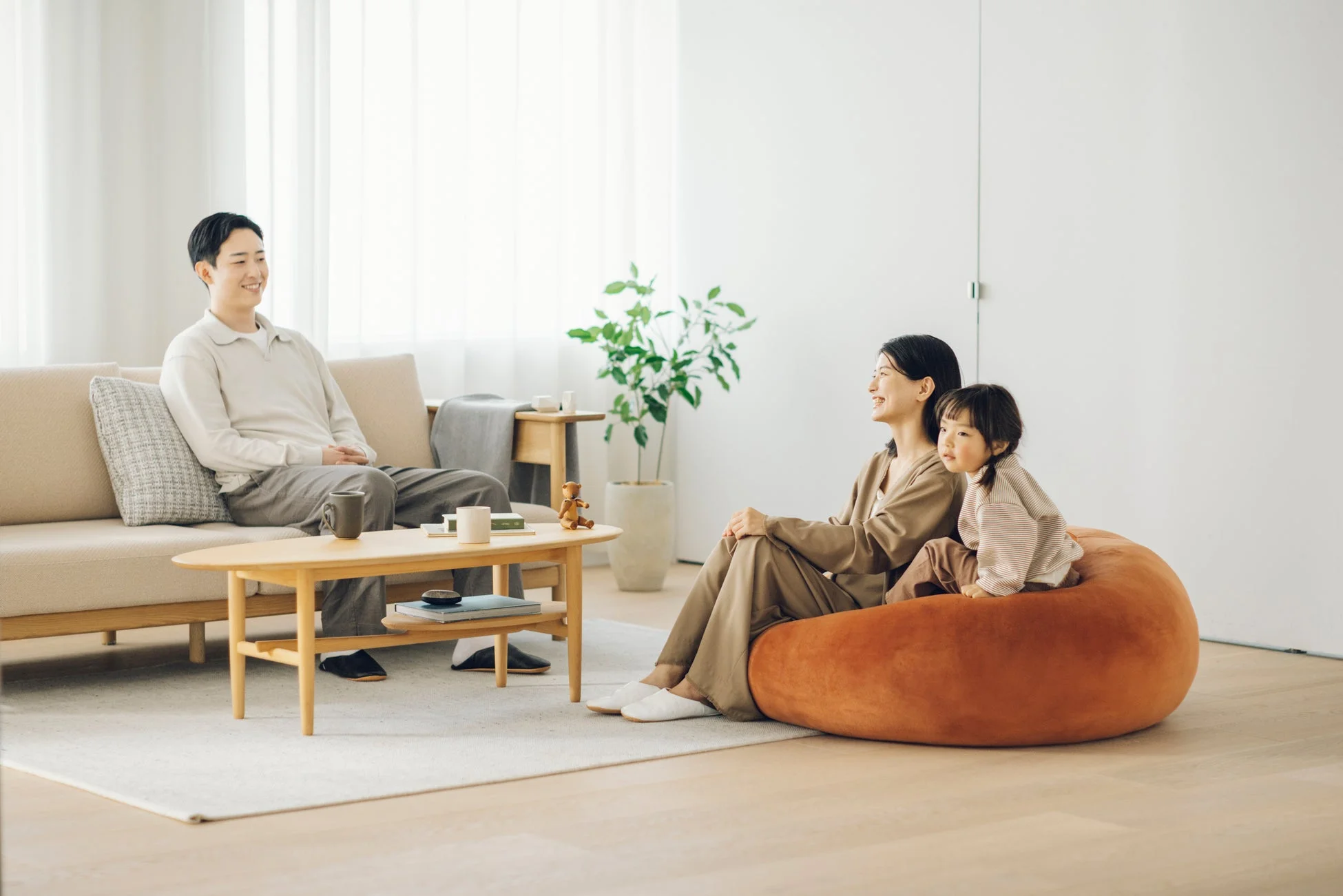 インテリアに馴染むYURUMARU