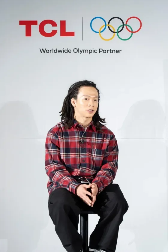 トークセッションの様子(平野歩夢選手)