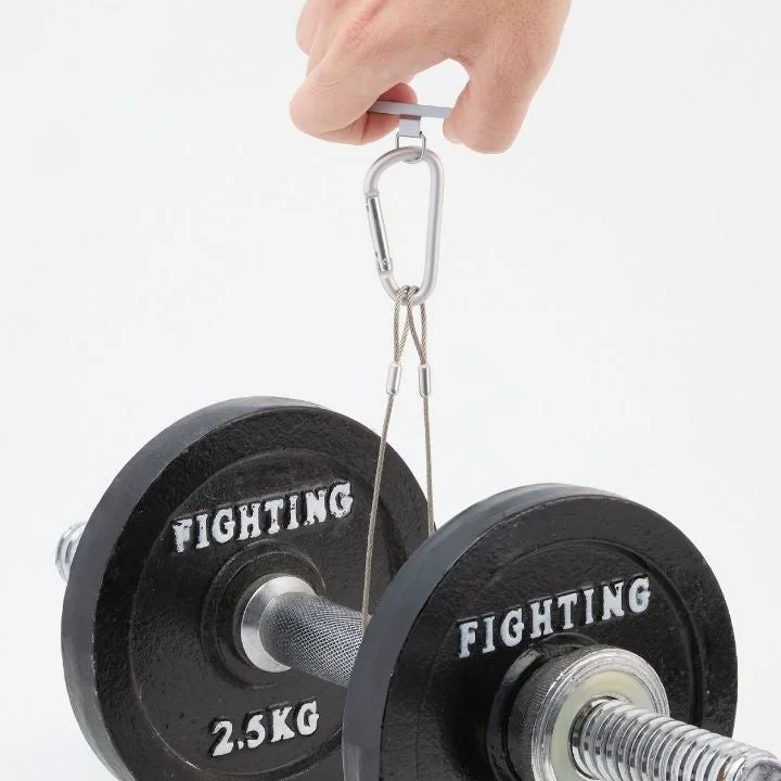 ダンベルで強度を示す