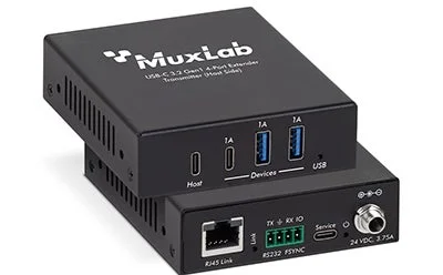 MuxLab USB-C 3.2 Gen 1 4-Port Extender Transmitter (Host Side)