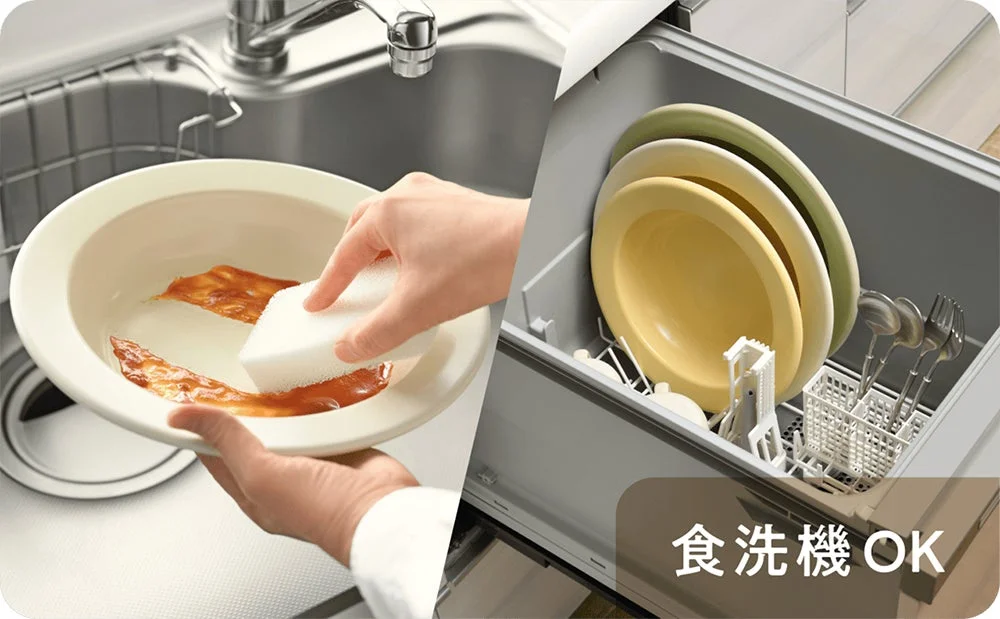 手洗いと食洗機での食器洗いの比較