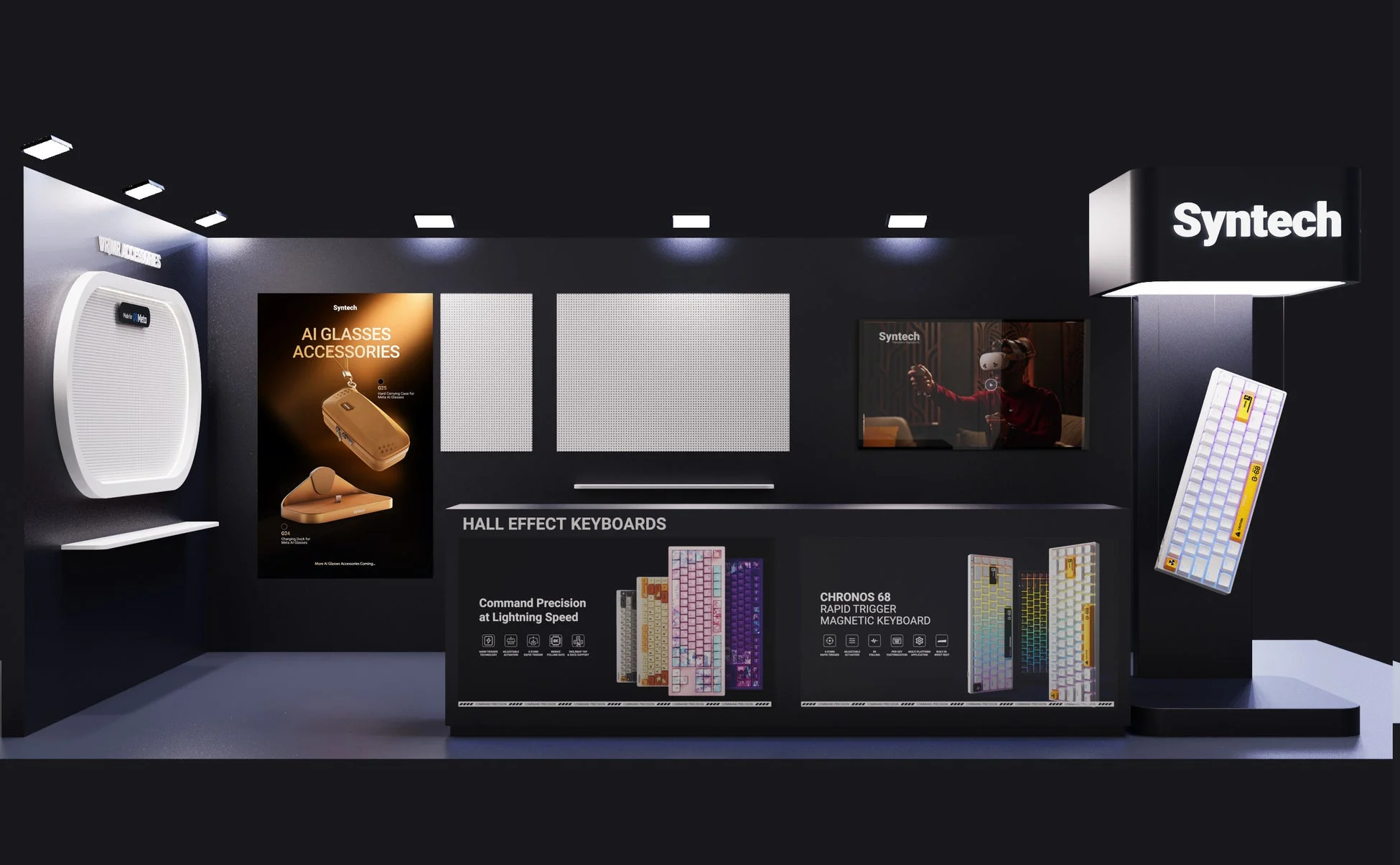 Syntech展示ブースの様子