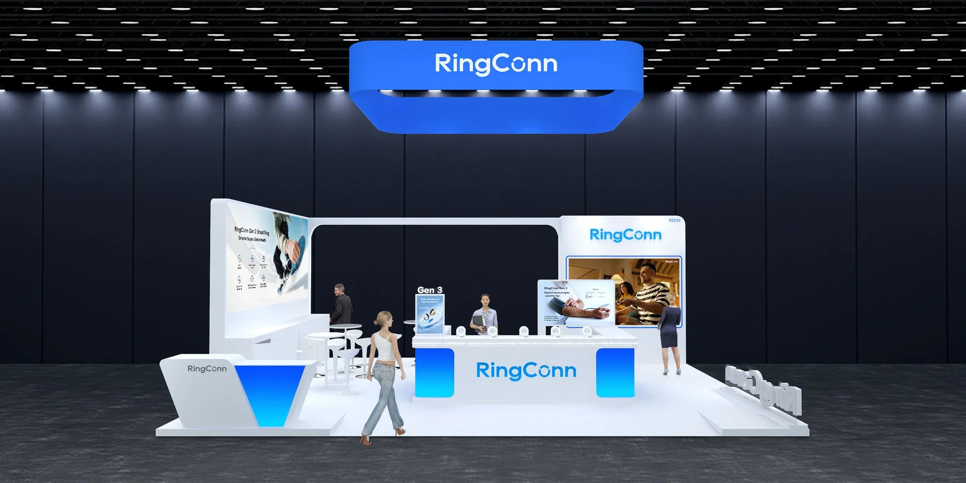 RingConnの展示ブース