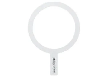 メタルリングステッカー (白)