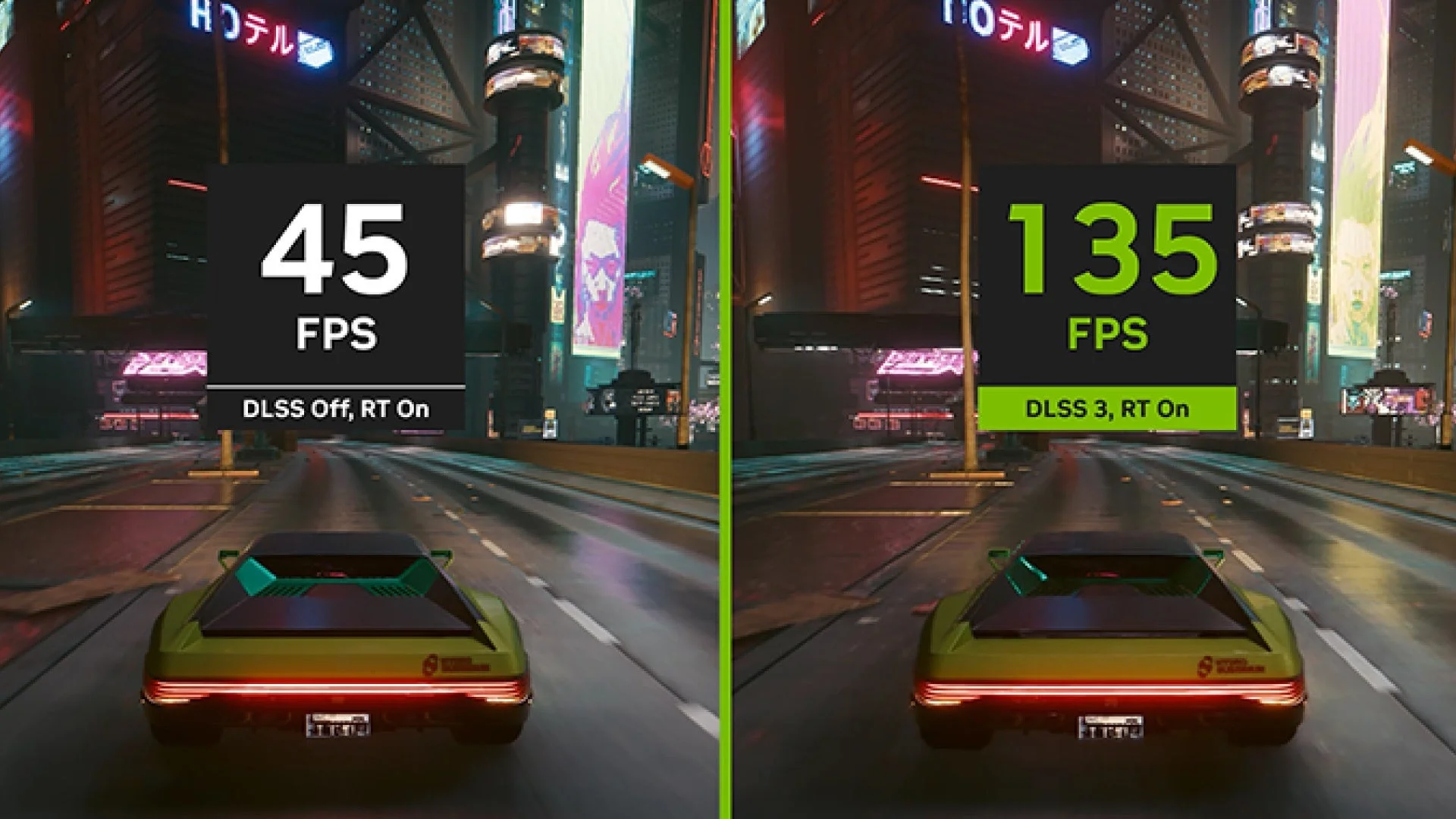 DLSS 3によるパフォーマンス比較