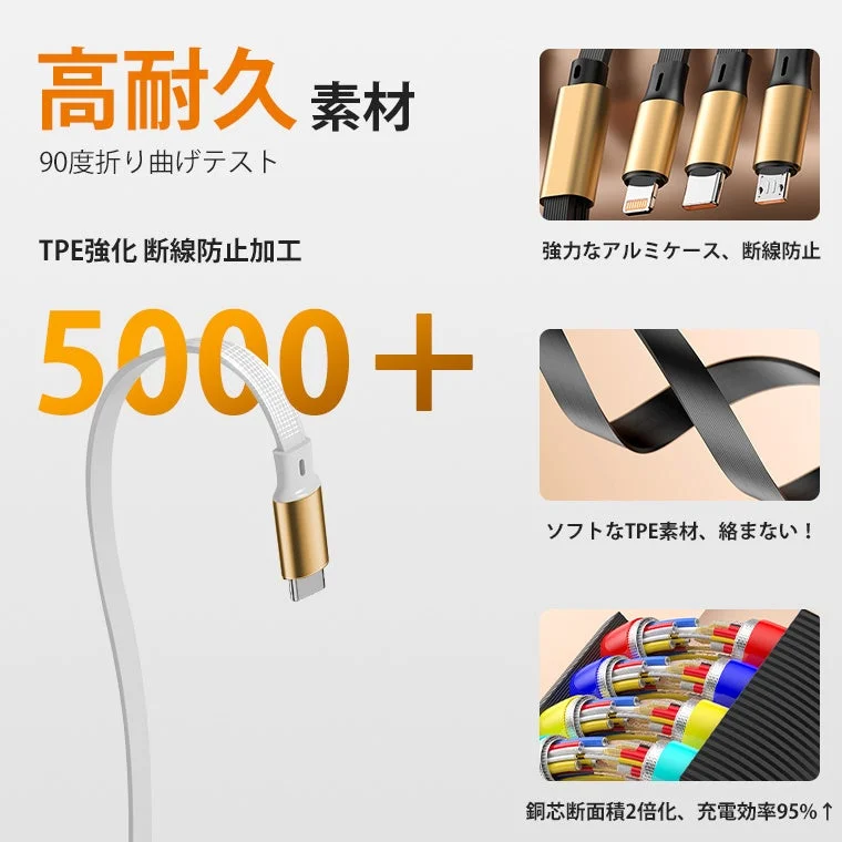 高耐久素材と断線防止加工