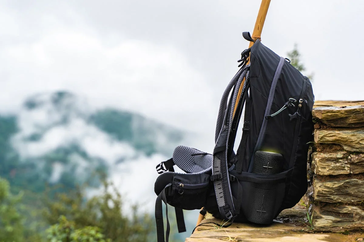 リュックに入ったスピーカー