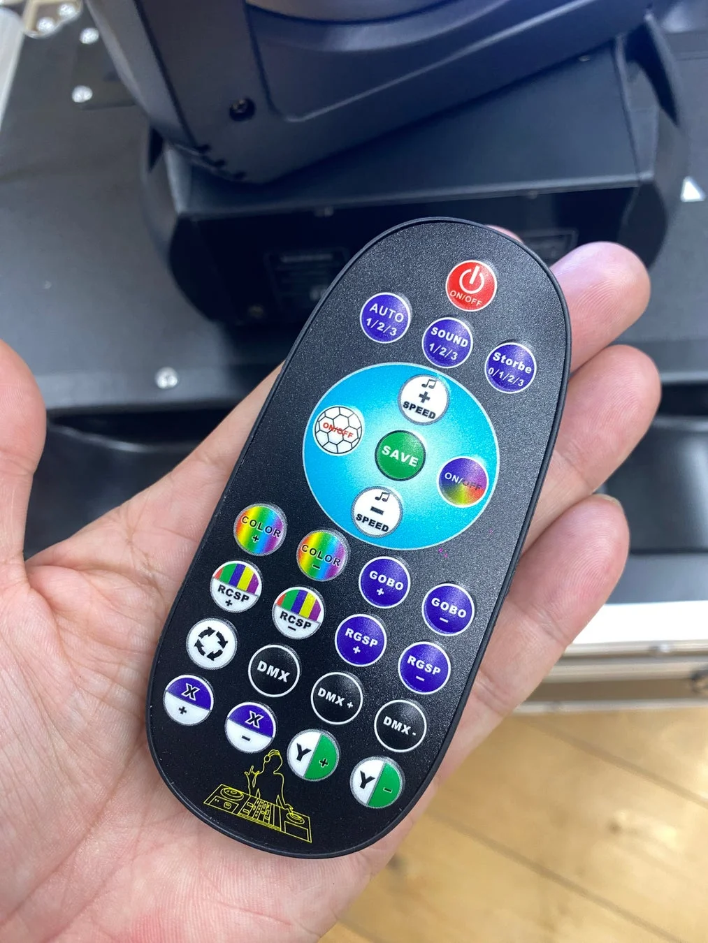 リモコンのクローズアップ