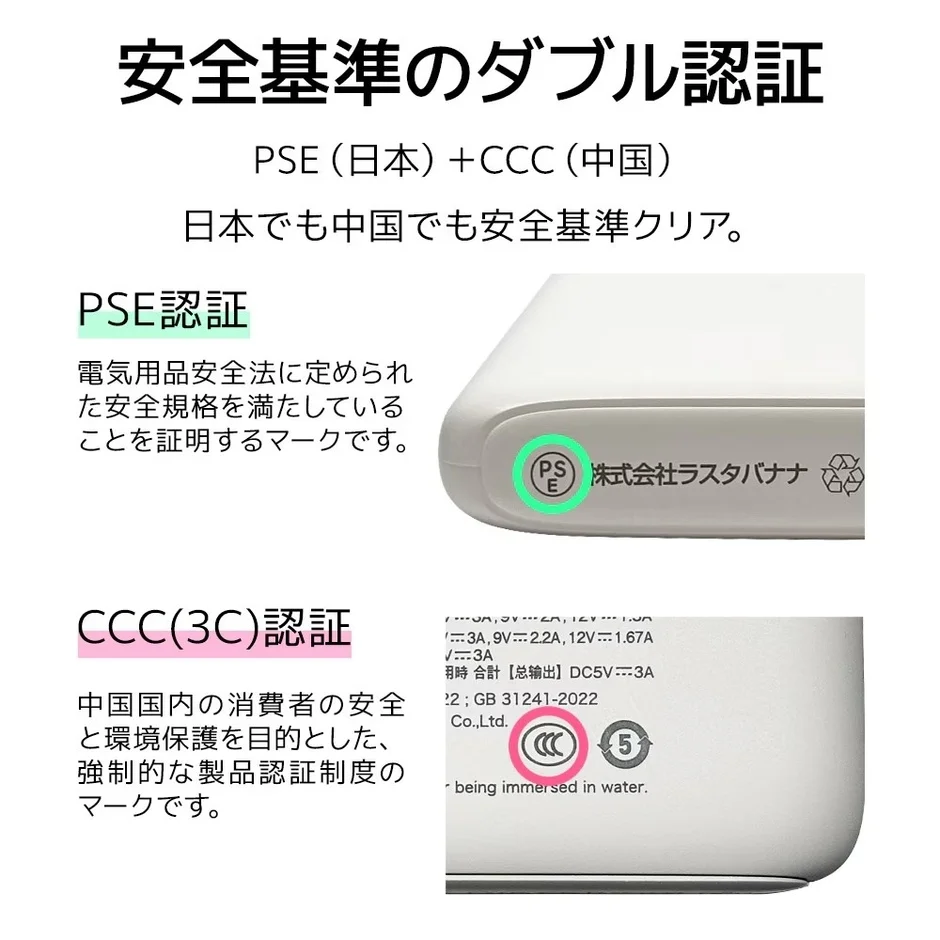 安全基準のダブル認証