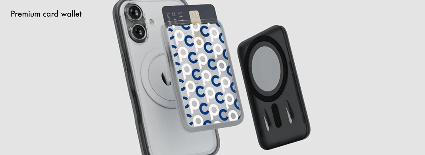 iPhoneに装着可能なMagSafe対応のカードウォレット