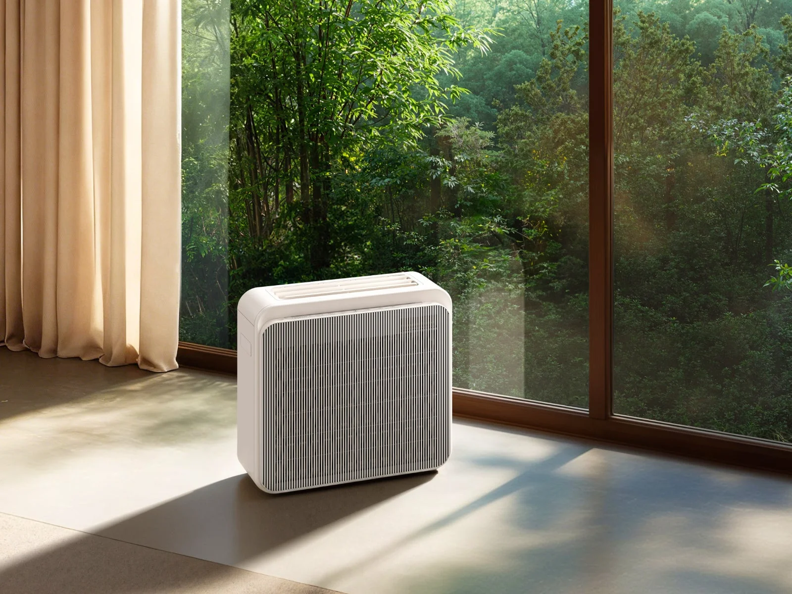 Apolnus One Xと窓からの景色