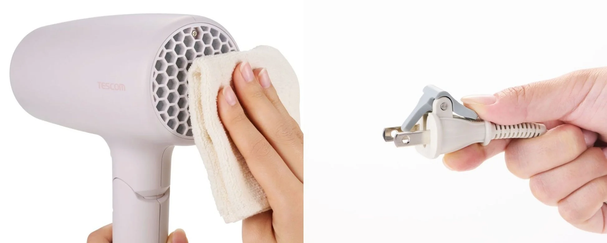 お手入れとラク抜きプラグ