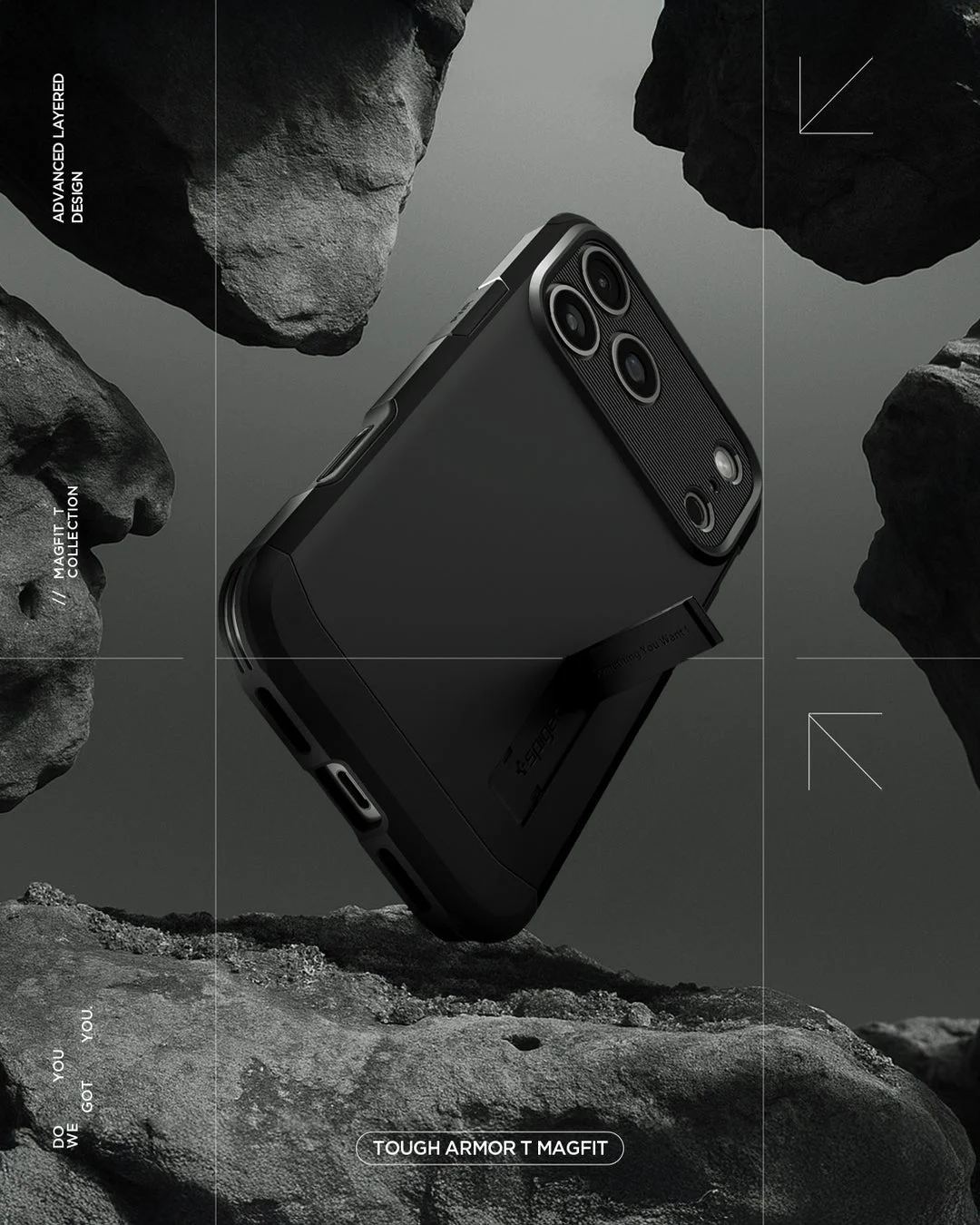 タフ・アーマーT・マグフィット（ブラック）