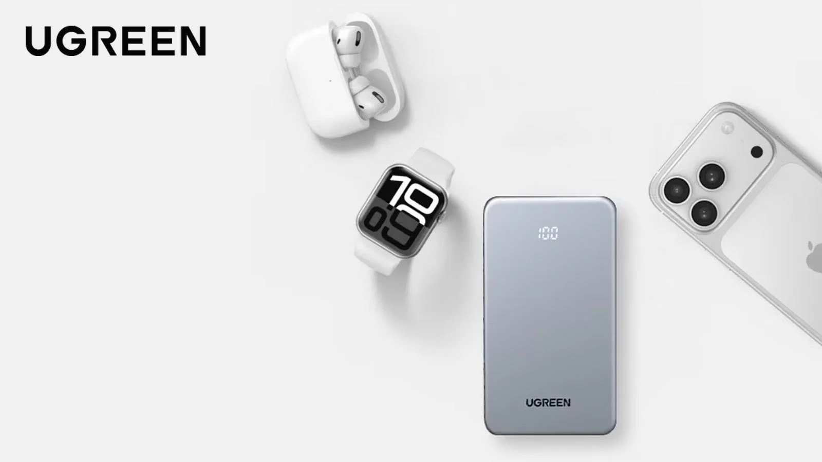 UGREEN 10000mAh双方向急速充電モバイルバッテリーが12月26日より取扱開始！航空法適合で旅行も安心