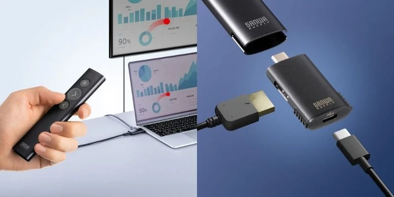 プレゼンが変わる！HDMI出力・PD充電対応レシーバー付きワイヤレスプレゼンターが新発売