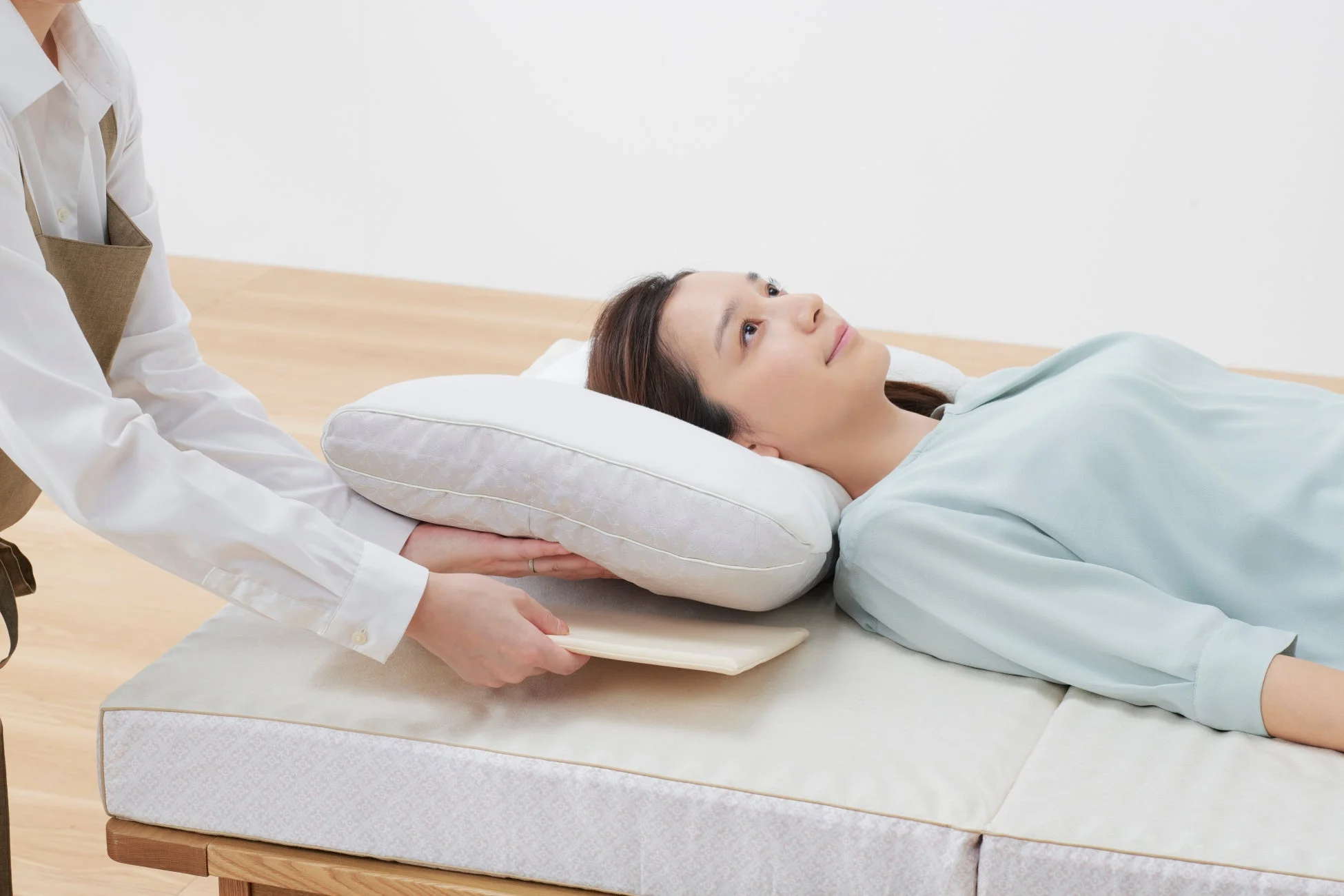 枕のフィッティング