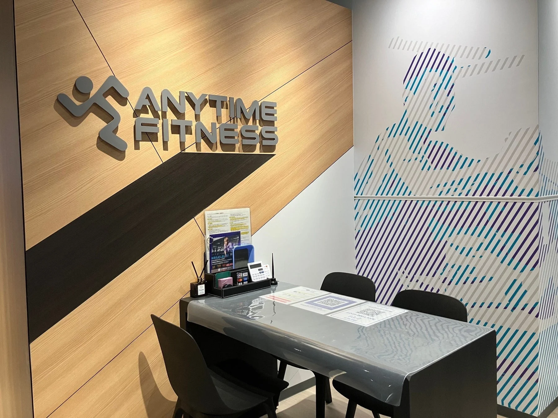 エニタイムフィットネス溝の口新作店の受付