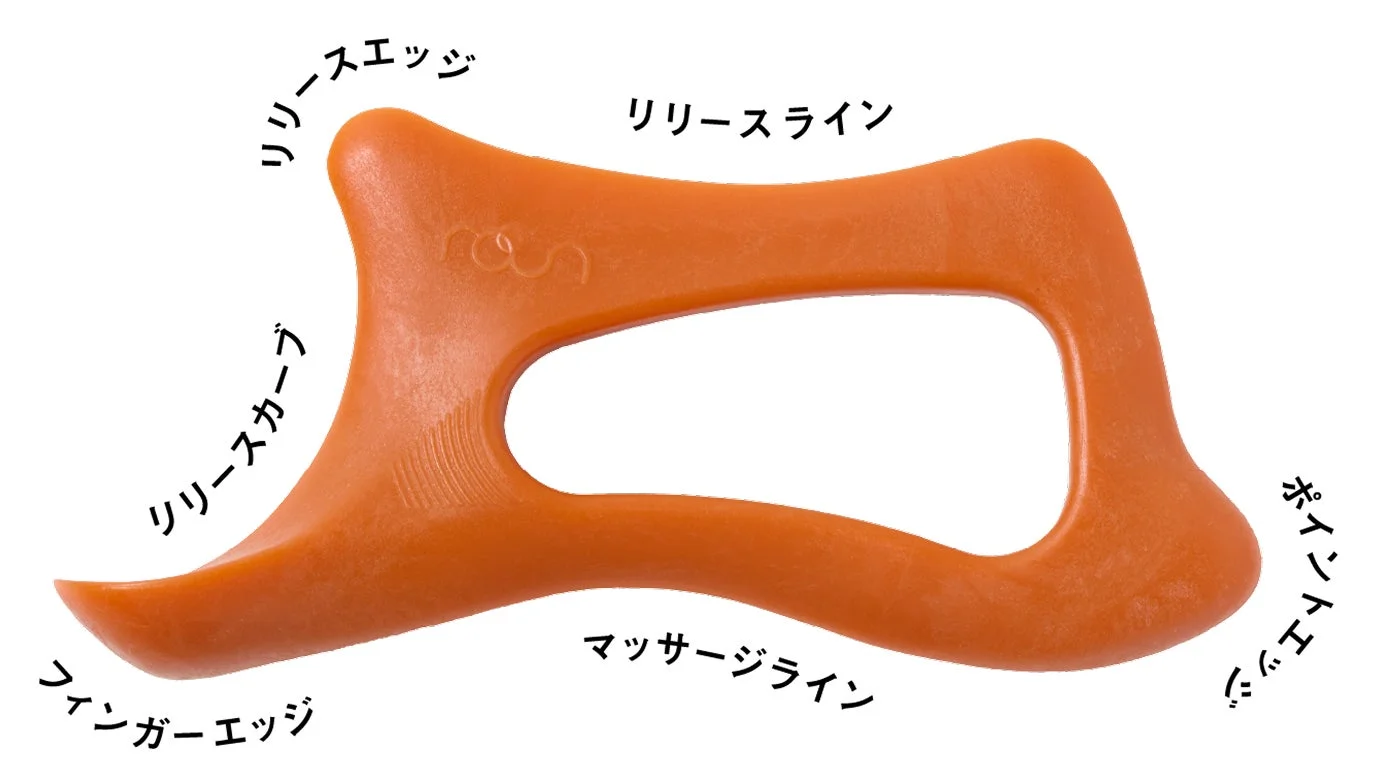 マッサージツールの各部位の名称