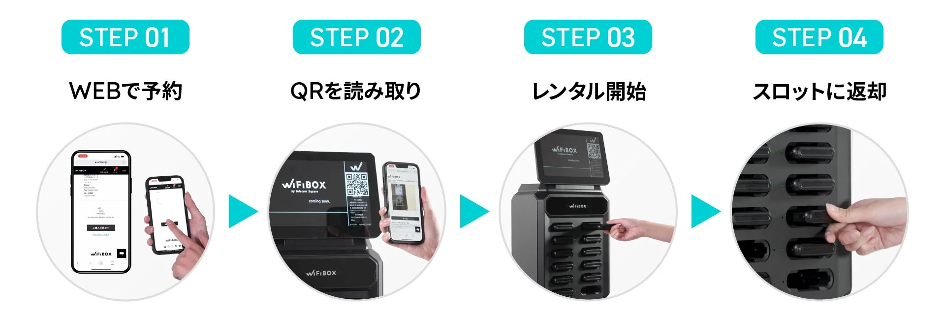 STEP 01 WEBで予約