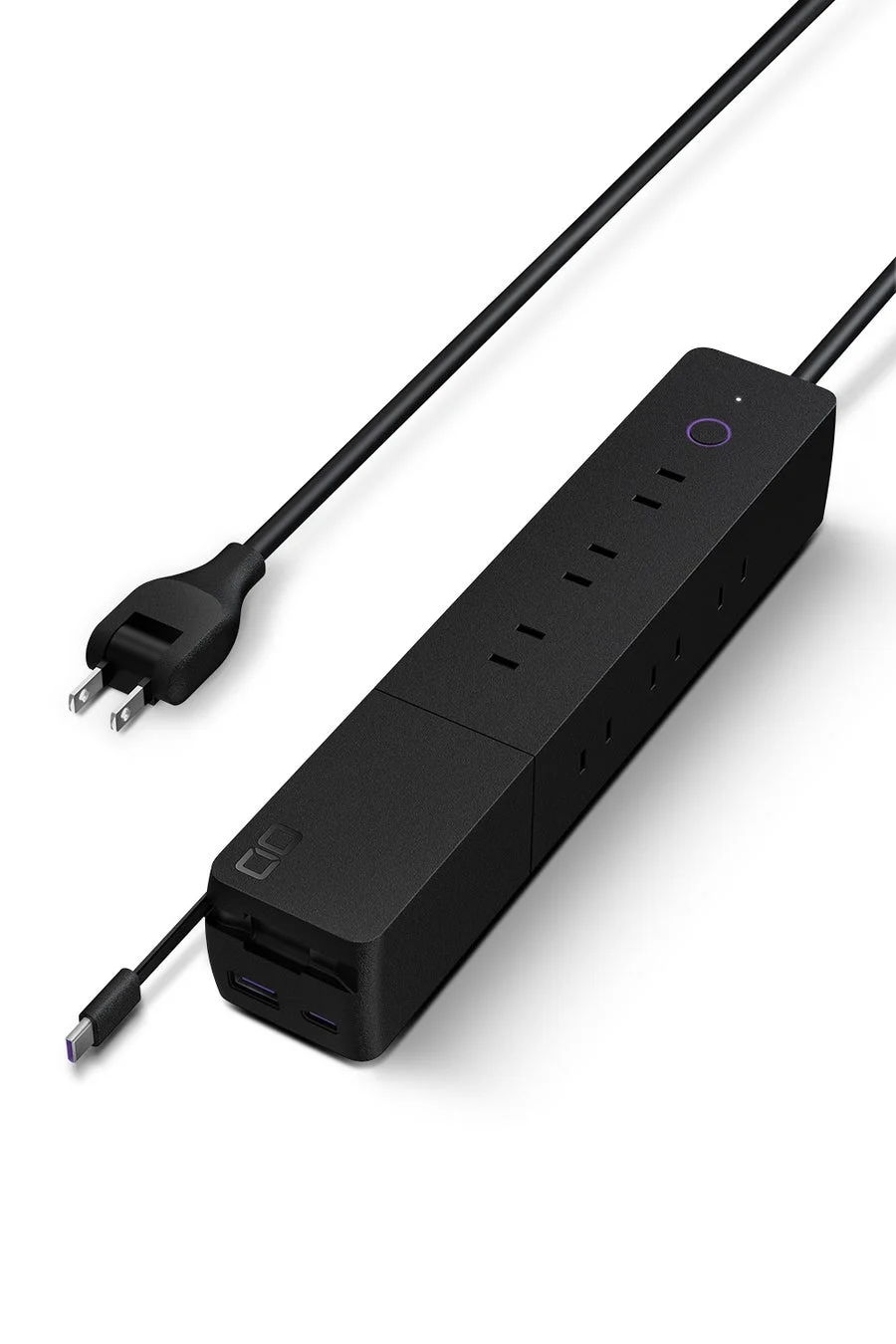 黒い電源タップ