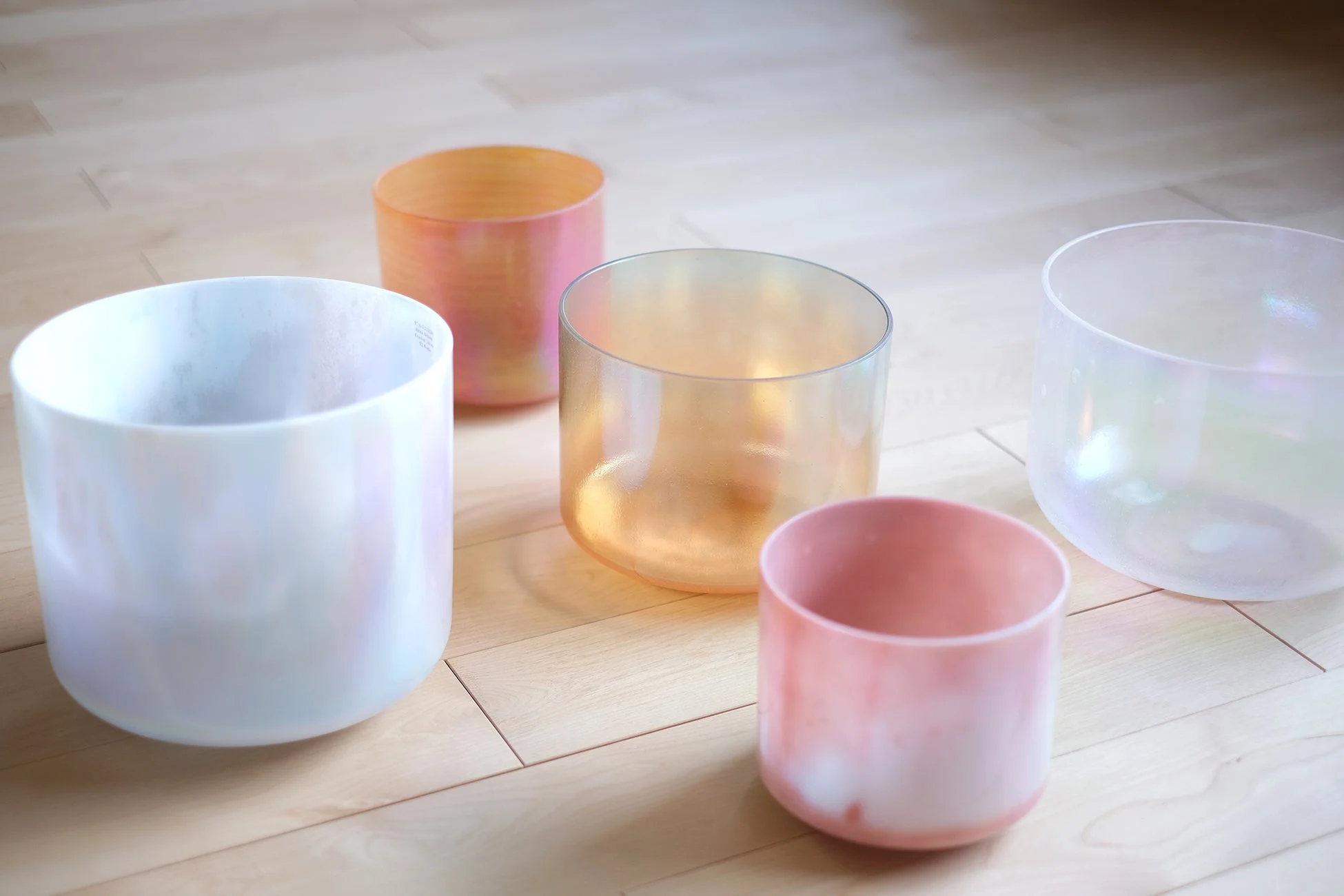 様々なクリスタルボウル