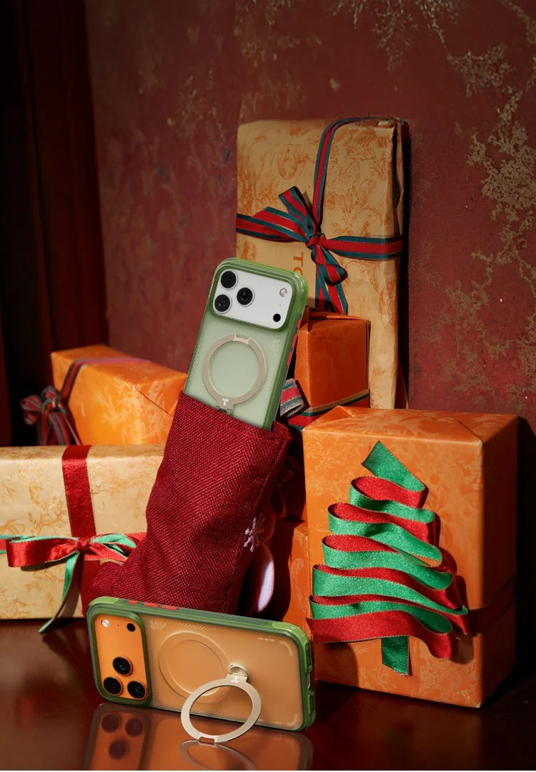 クリスマスストッキングに入ったケース