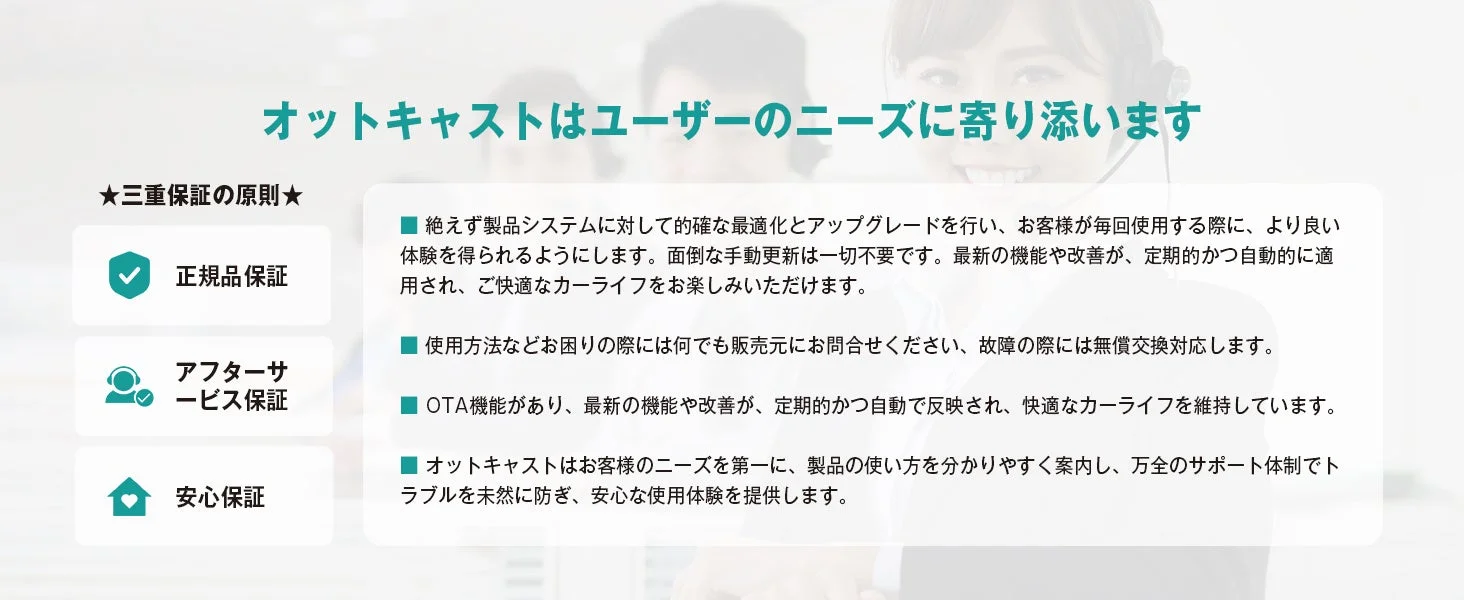 Ottocastの三重保証