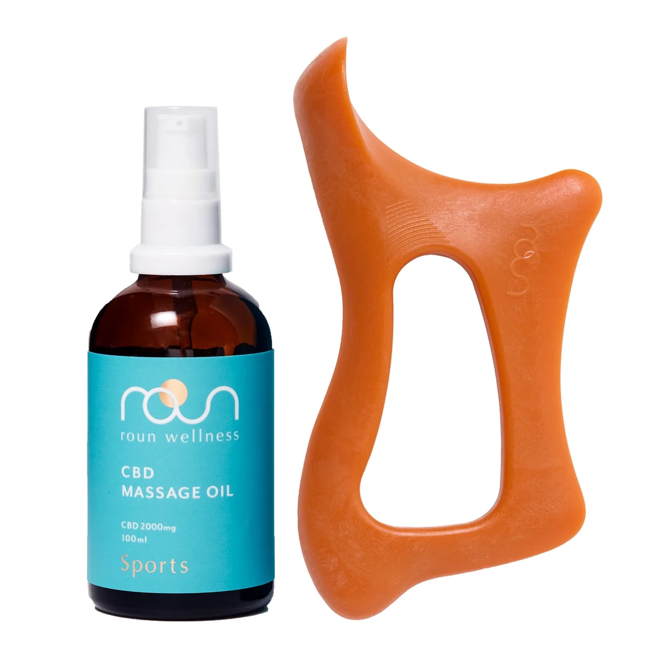 CBDマッサージオイルとマッサージツール