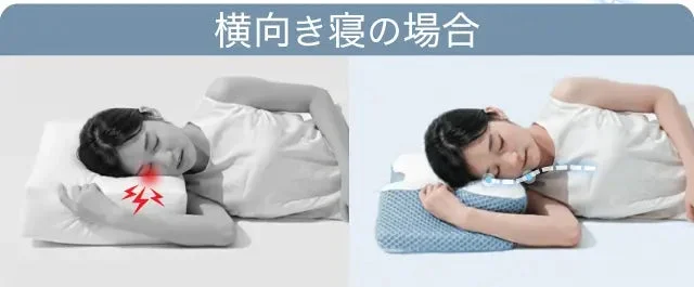 横向き寝の場合