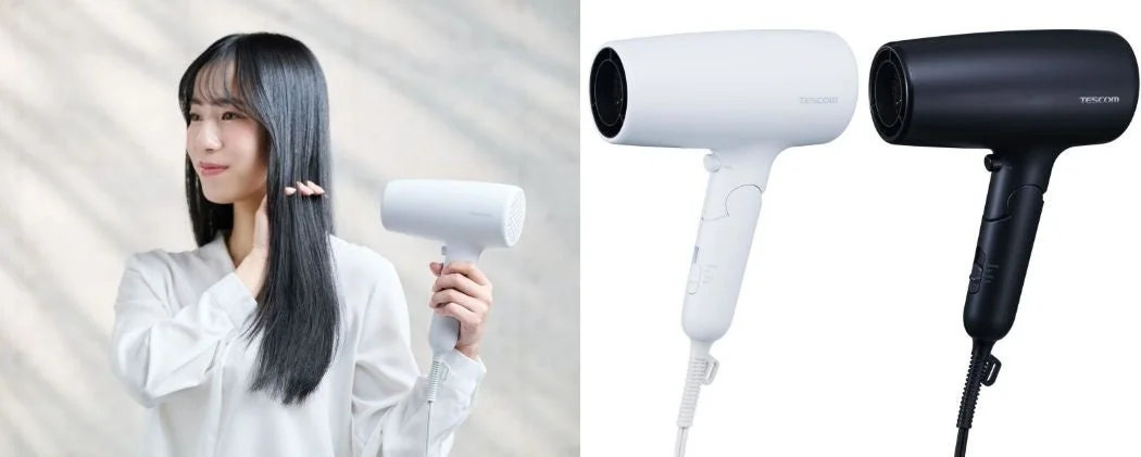 速乾と美髪ケアを両立!テスコムから忙しい毎日をサポートする新ヘアドライヤー2種が登場