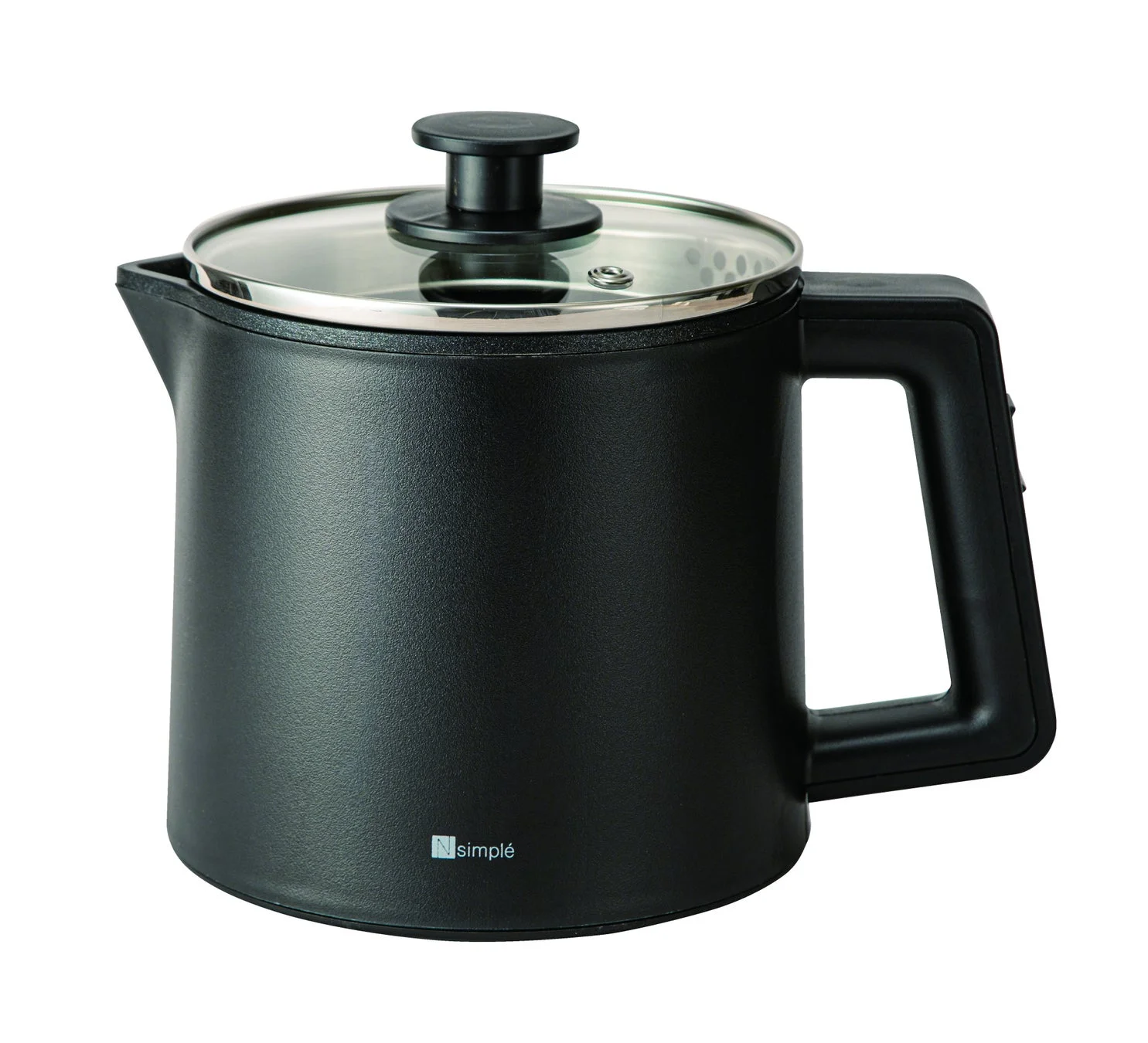 ブラックの電気ケトルポット