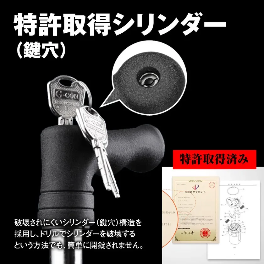 特許取得シリンダー