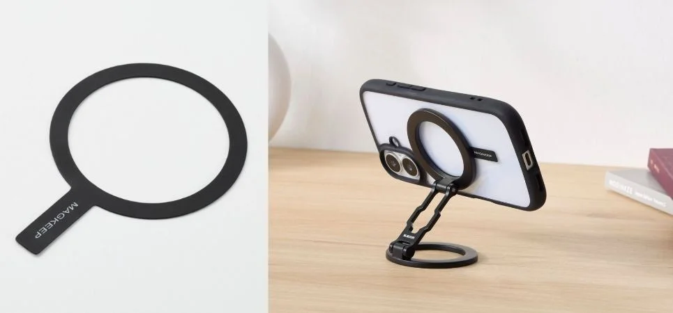 いつものスマホケースがMagSafe対応に！貼るだけ簡単「MagSafeリングステッカー」エレコムから新登場