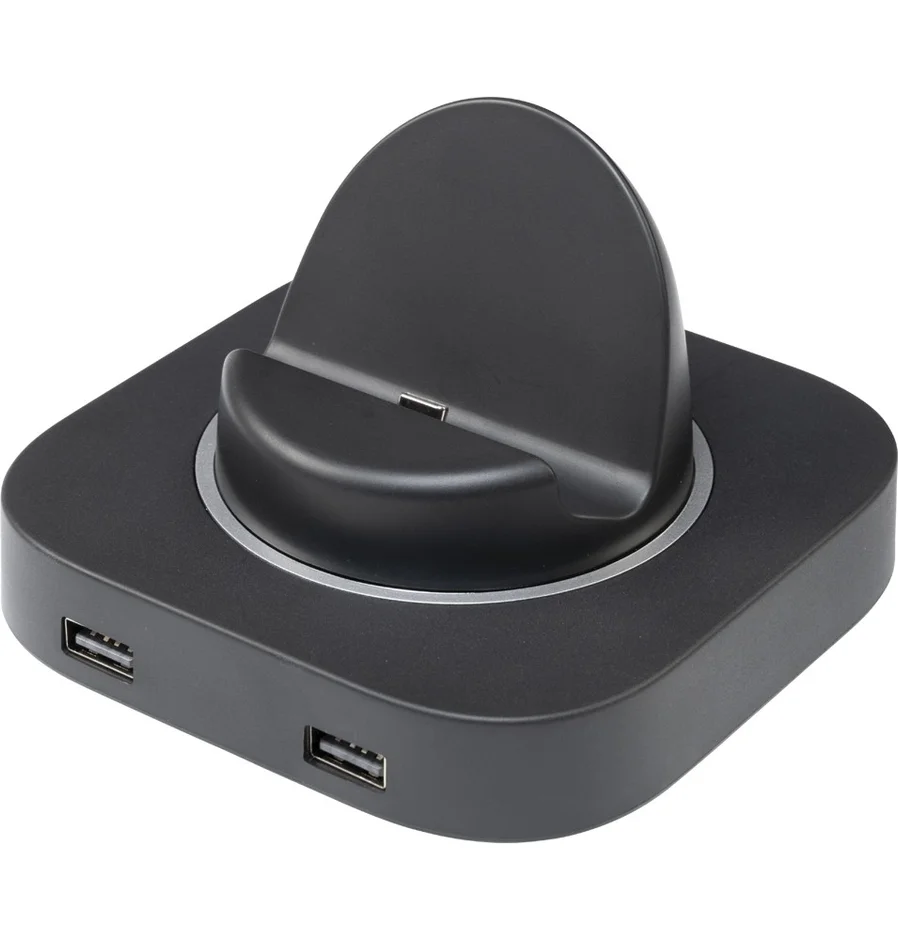 USBハブスタンドの前面ポート