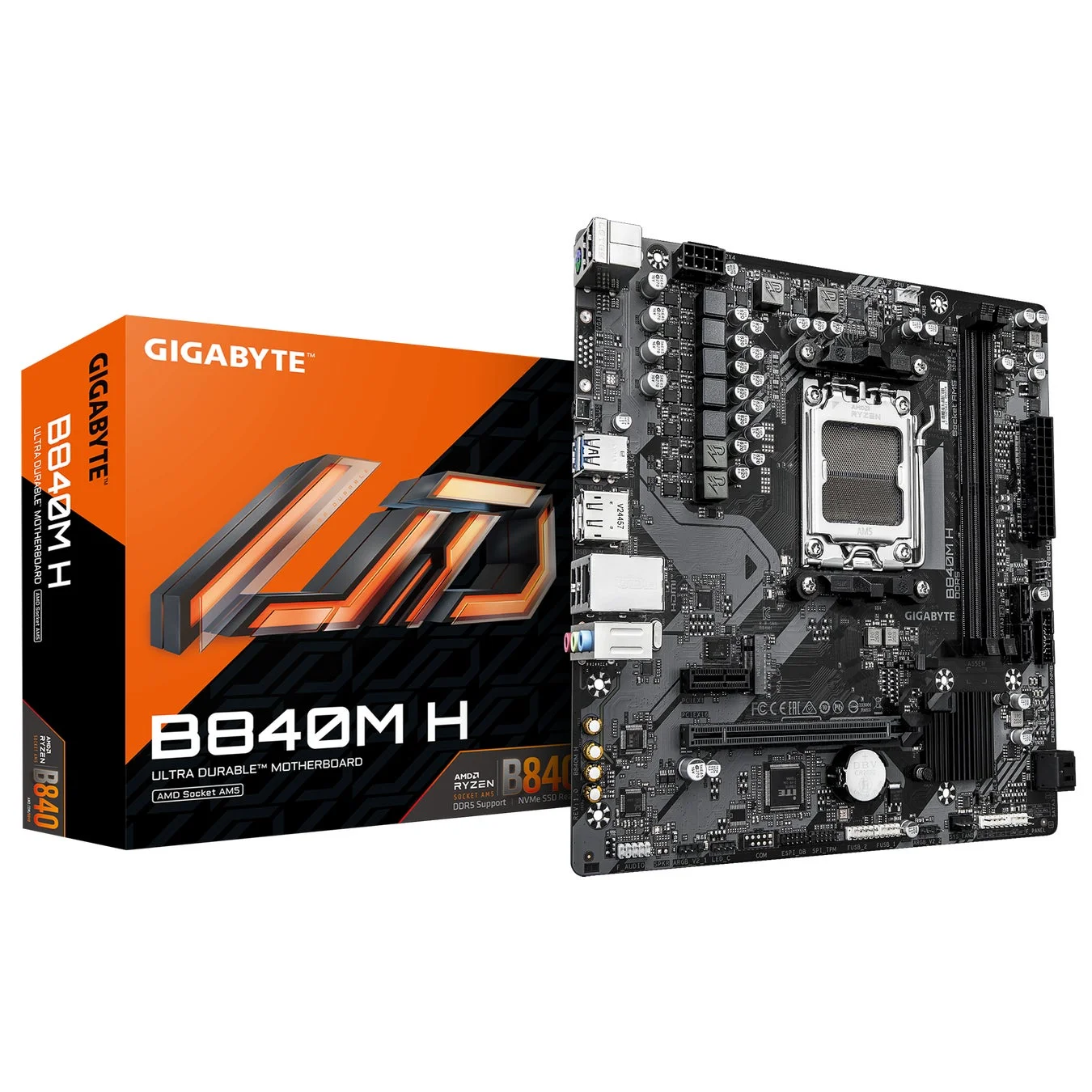 GIGABYTE、AMD B840チップセット搭載 Micro-ATXマザーボード「B840M H」を12月20日に発売！上新電機限定モデル