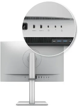 モニターの背面ポート