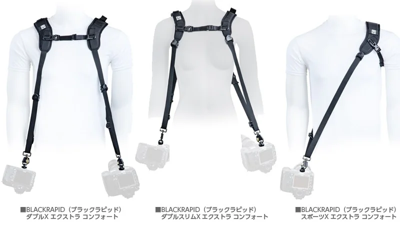 ブラックラピッドから速写と快適性を追求したカメラハーネス・ストラップ3種がリニューアル発売！