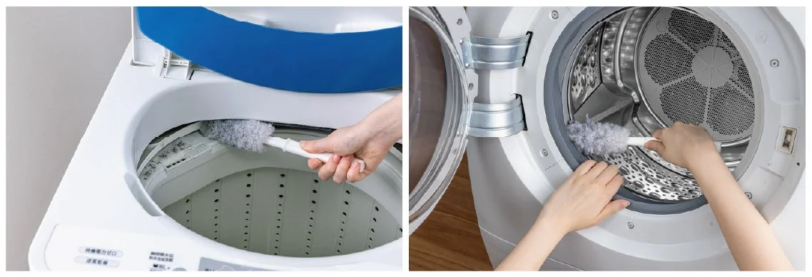 縦型・ドラム式洗濯機での使用イメージ