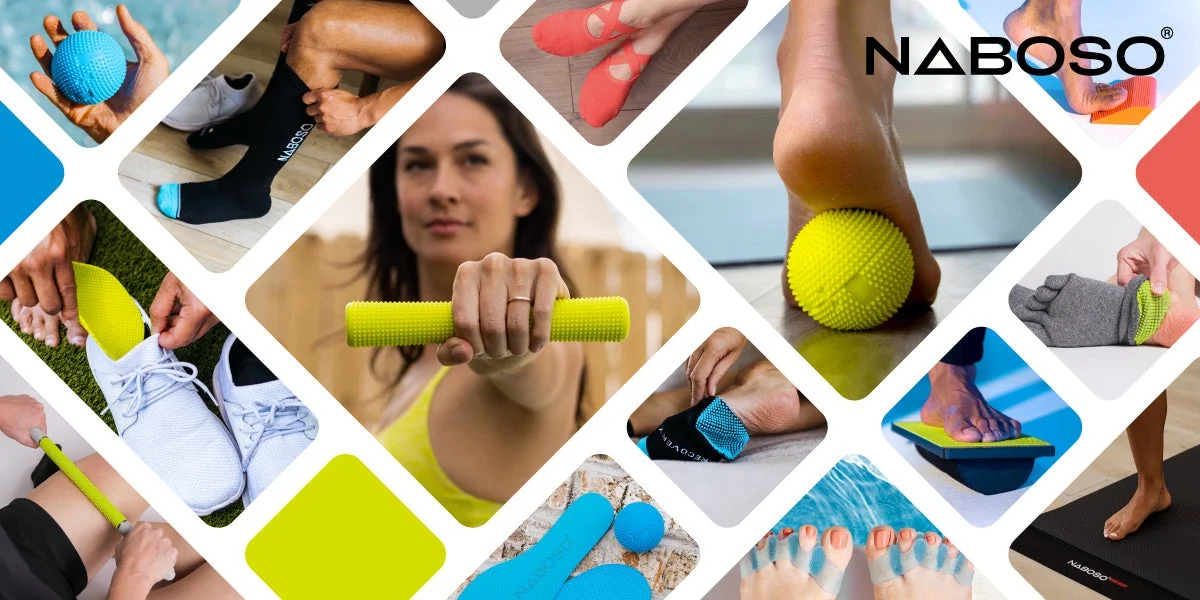 Nabosoブランドの製品コラージュ