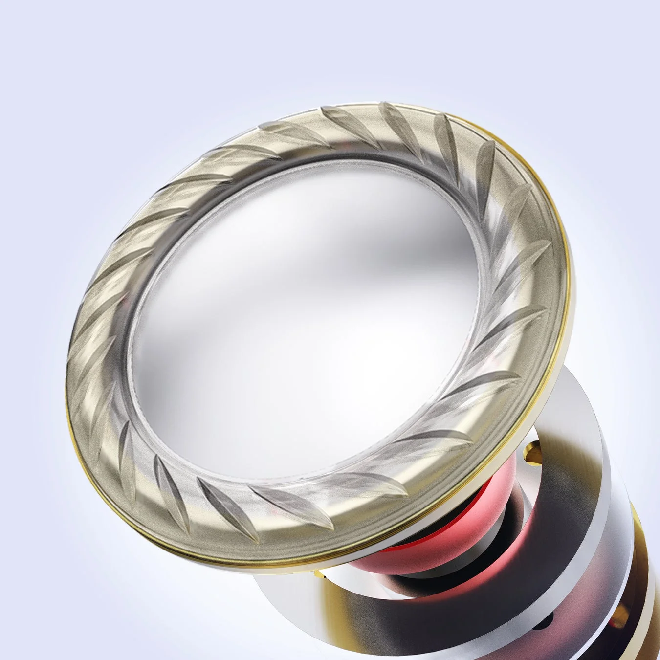 スピーカーユニットのクローズアップ