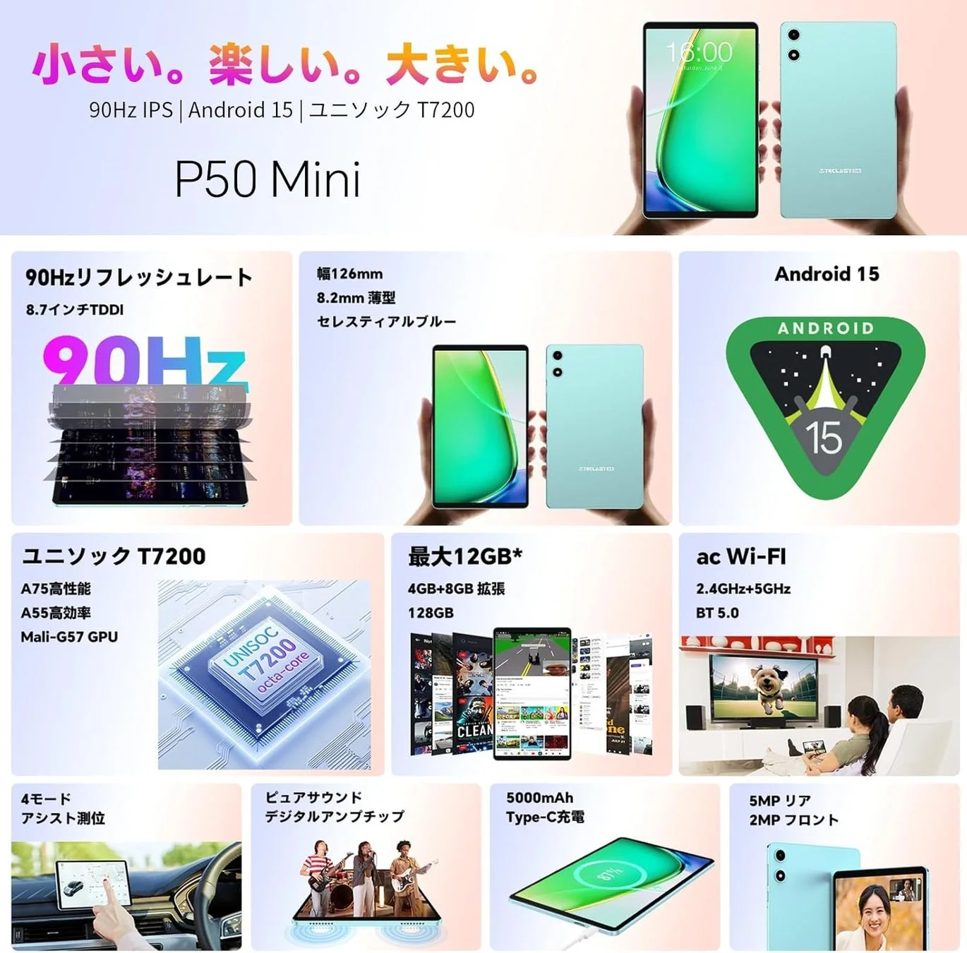 P50 Mini スペック概要