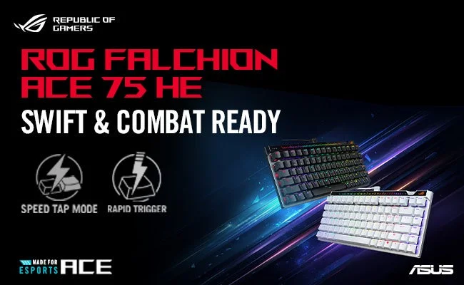 ROG Falchion Ace 75 HEのプロモーション画像
