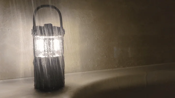 ランタン,雨,防水,ライト,アウトドア,夜,照明,水滴