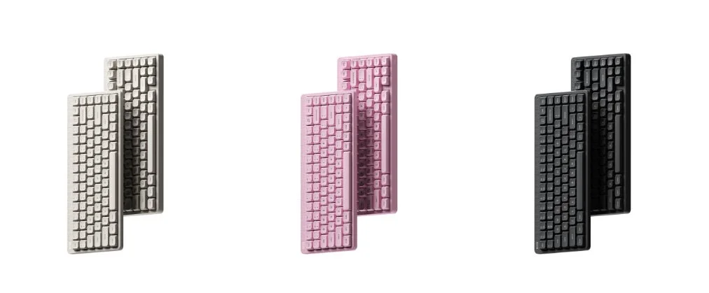 3色のNode75キーボード