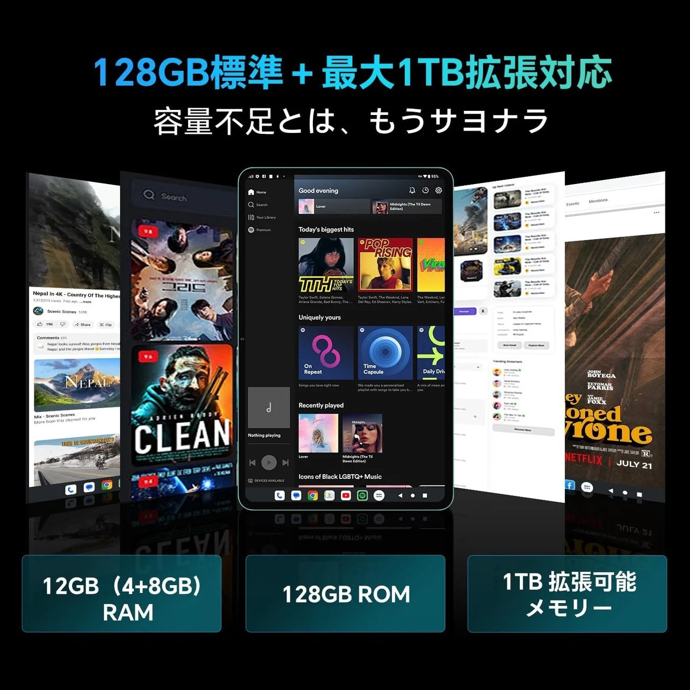 12GB RAMと128GB ROM
